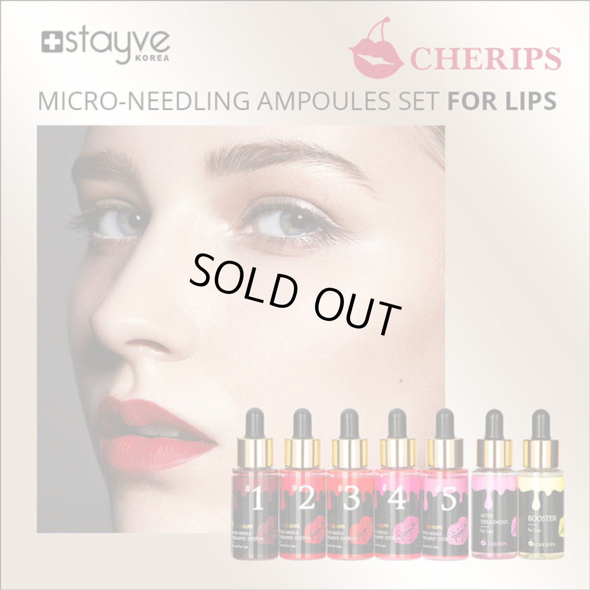 画像2: Stayve Cherips Micro-needling Ampoules Set for Lips  ステイヴ チェリップス リップ用 カラー材 (2)